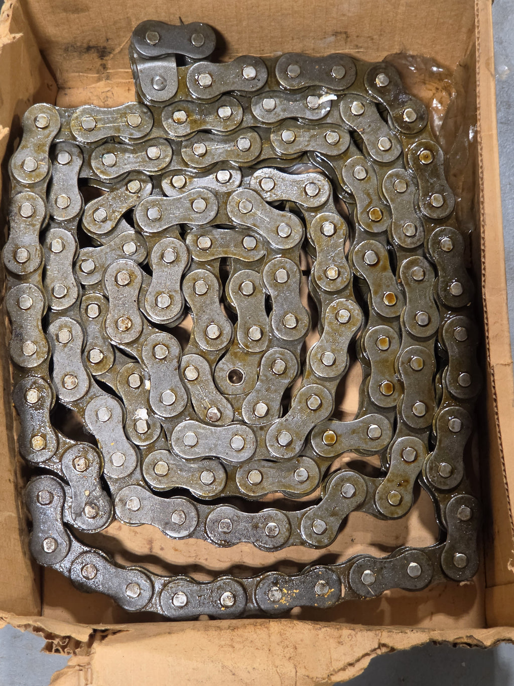 ANSI #100 Roller Chain 10FT Roll 1-1/4" Pitch Industrial Power Transmission