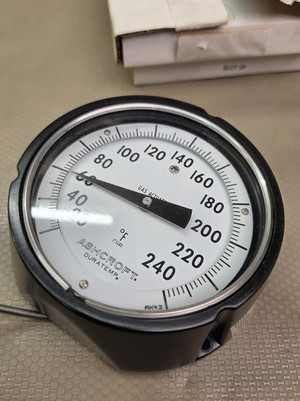 Ashcroft C-600A-04-C38-B01-A1-L01-AK Duratemp Thermometer 20-240F 20ft - NEW