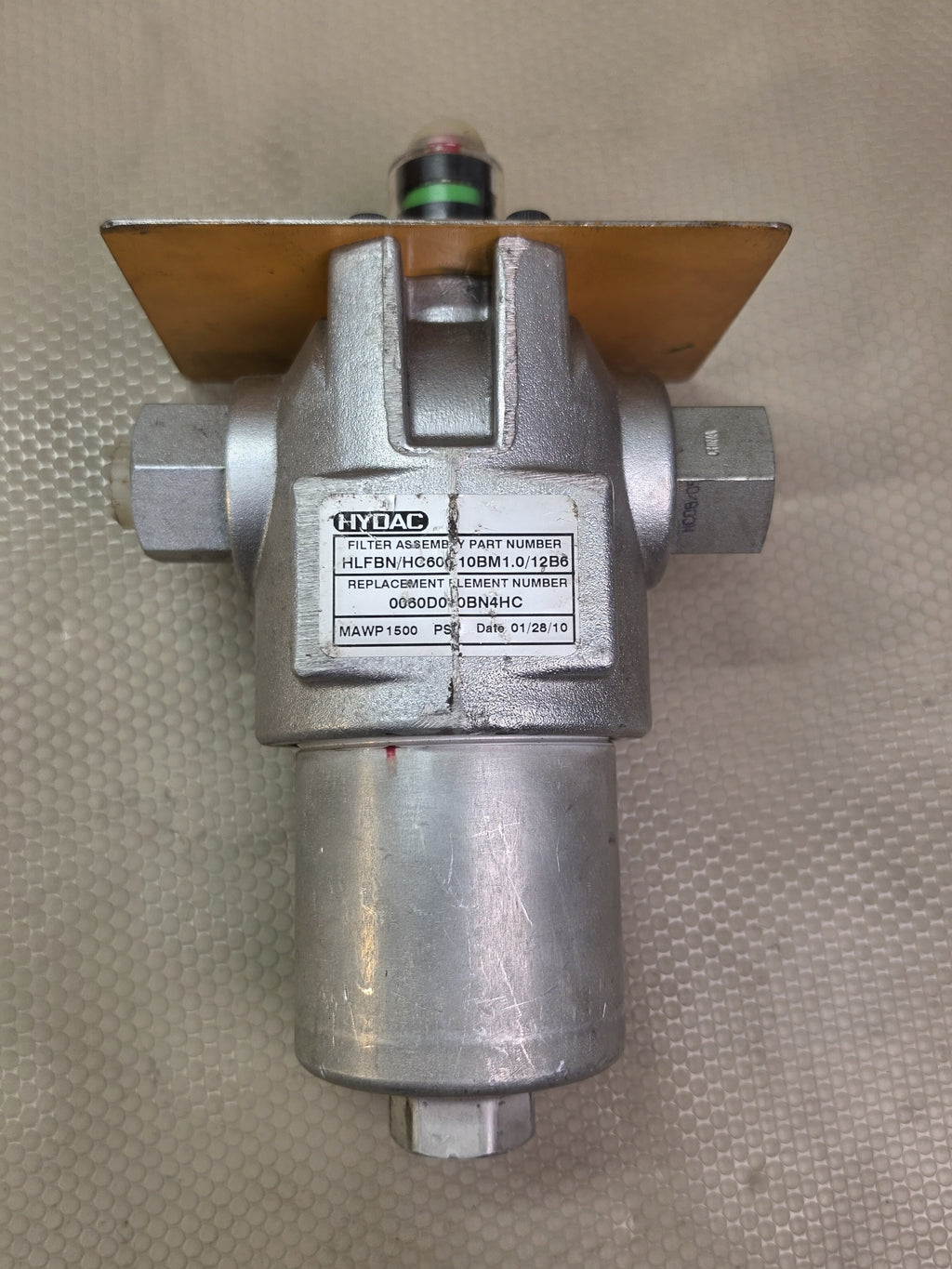 HYDAC LFBN/HC60G10BM1.0/12B6 Hydraulic Filter SAE-12 1500 PSI 0060D010BN4HC