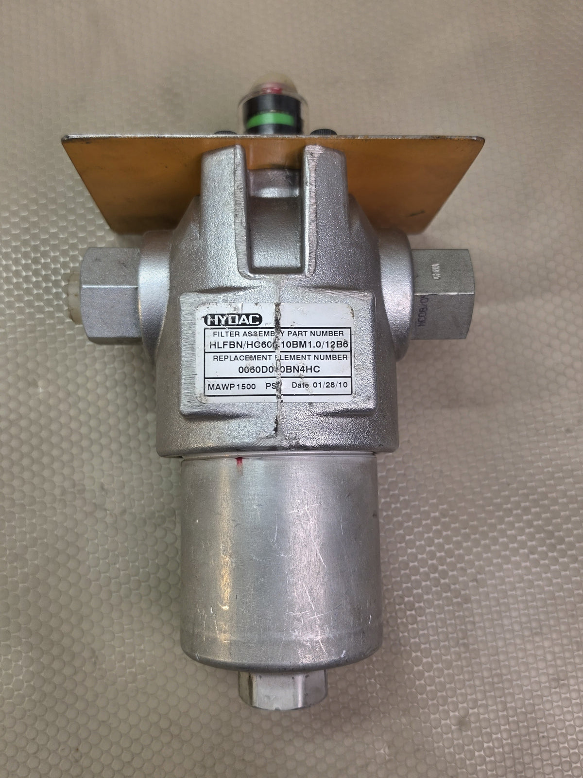 HYDAC LFBN/HC60G10BM1.0/12B6 Hydraulic Filter SAE-12 1500 PSI 0060D010BN4HC