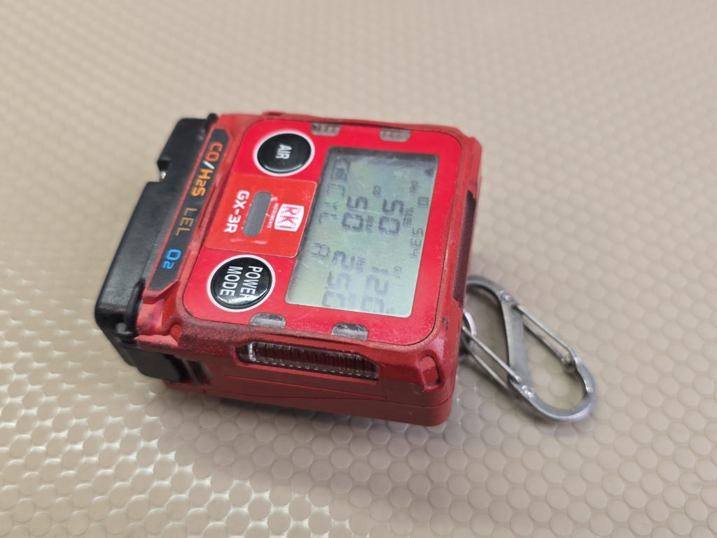 RKI Instruments GX-3R Personal Portable 4-Gas Monitor CO/H2S LEL O2