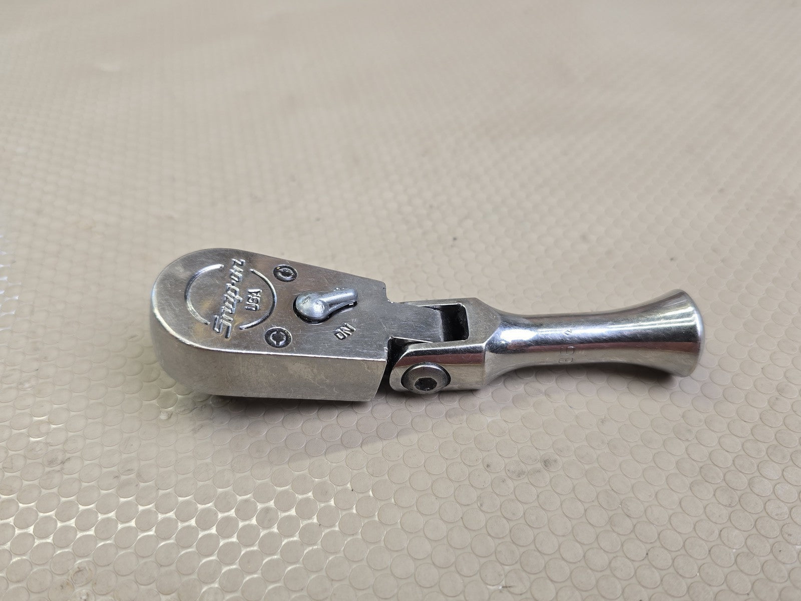 Snap-on FKF80A 3/8" Drive Dual 80 Flex Head Stubby Ratchet Wrench USA
