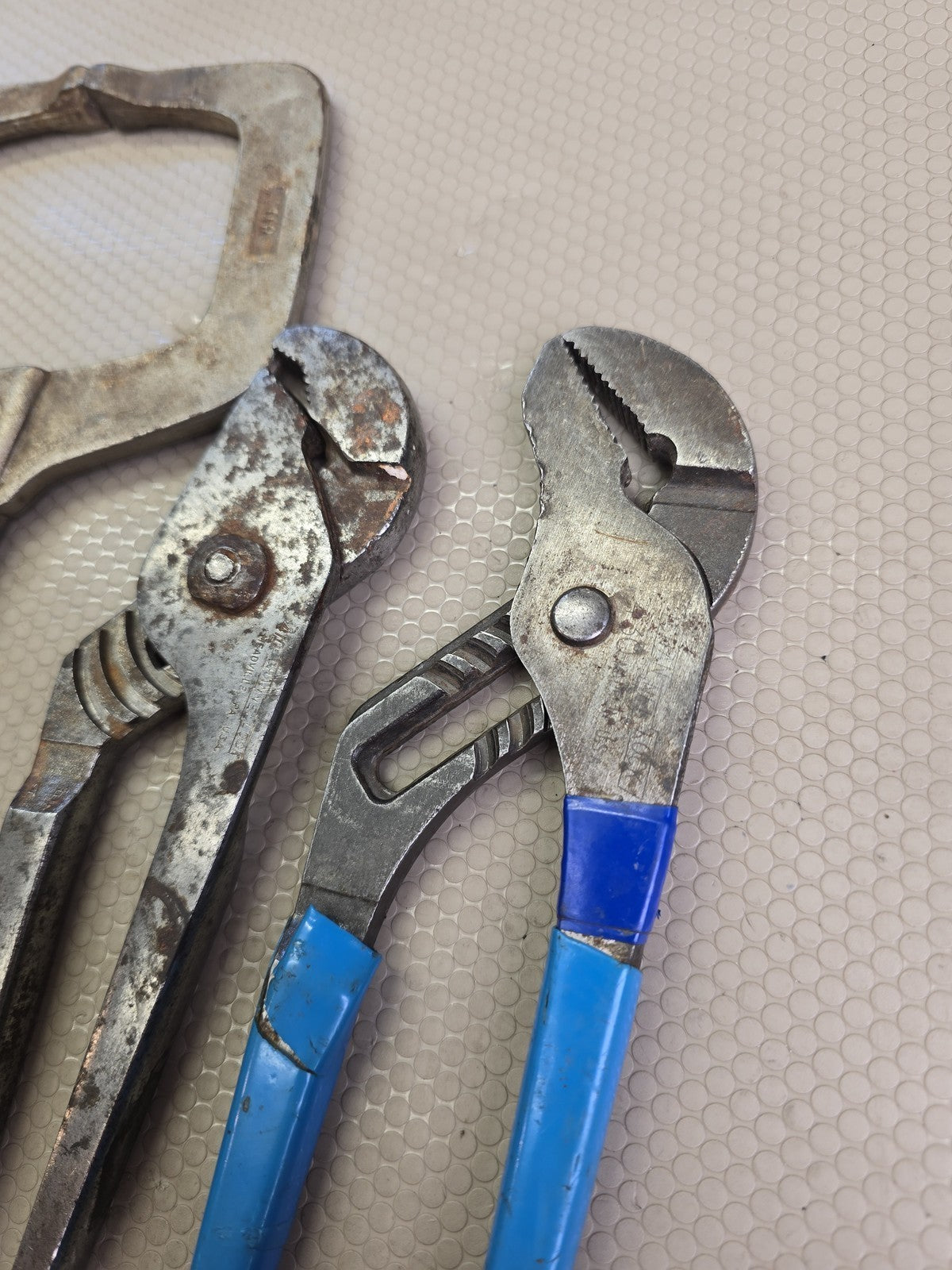 Lot 5 Vise-Grip 7R 10R 7WR Locking Pliers Peterson USA & Channellock