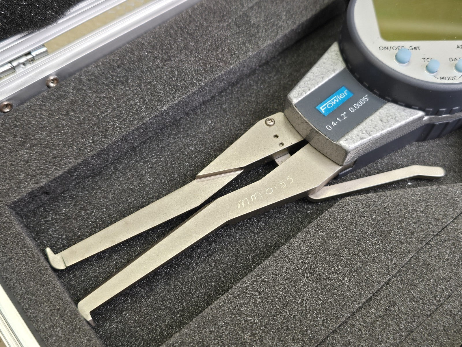 Fowler 54-554-623-0 Digital Internal Caliper Gauge Groove 0.4-1.2" 0.0005"
