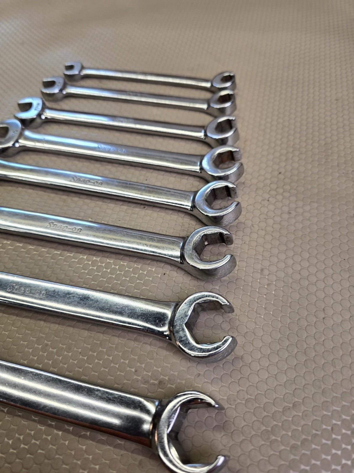 Snap-on OEX Series 8-Pc SAE Flare Nut Combination Wrench Set 1/4"-3/4"