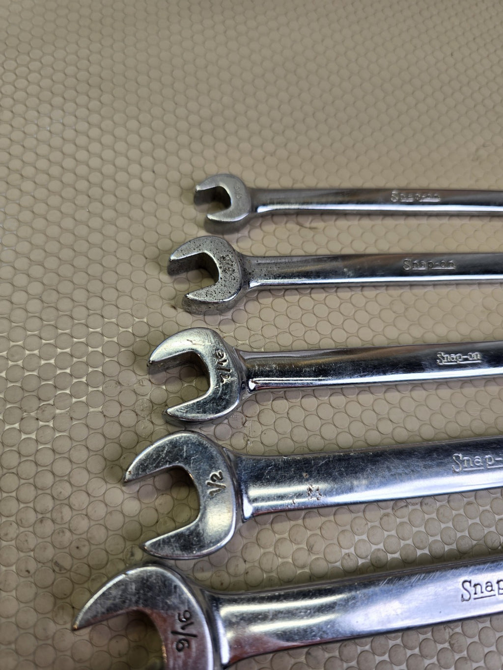 Snap-on OEX Series 8-Pc SAE Flare Nut Combination Wrench Set 1/4"-3/4"