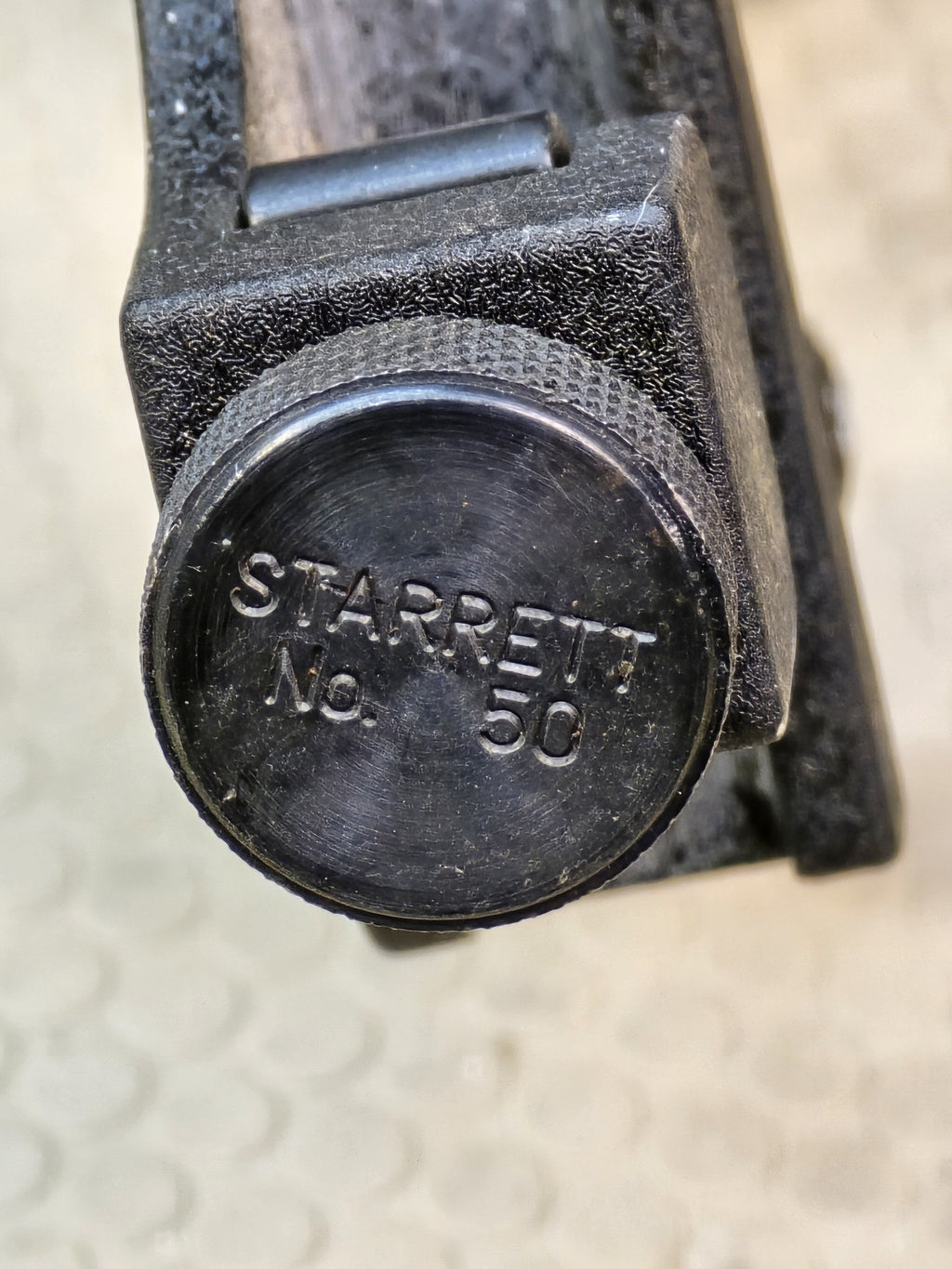 STARRETT No. 50 Trammel Head Adjustable Point Machinist Tool