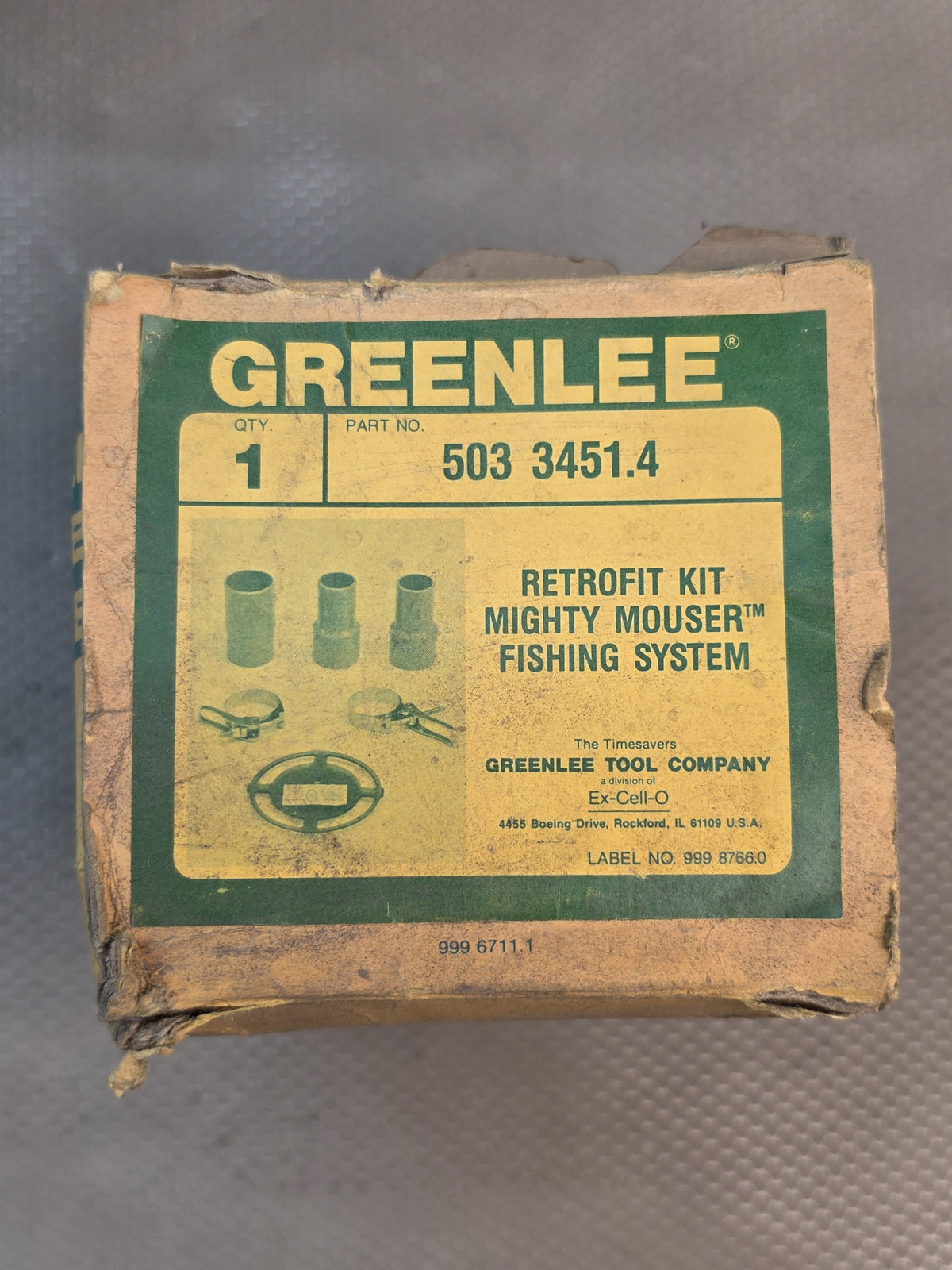 Greenlee 503 3451.4 Mighty Mouser Fishing System Retrofit Kit NEW