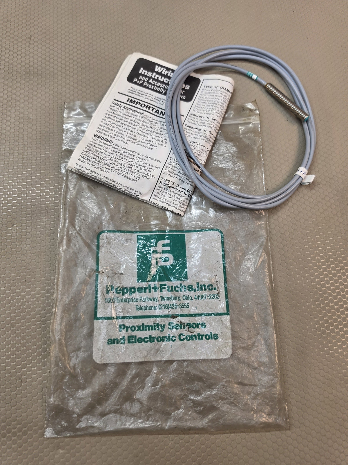 Pepperl+Fuchs NBB1,5-8GM50-E2 Inductive Proximity Sensor 82742 10-30V