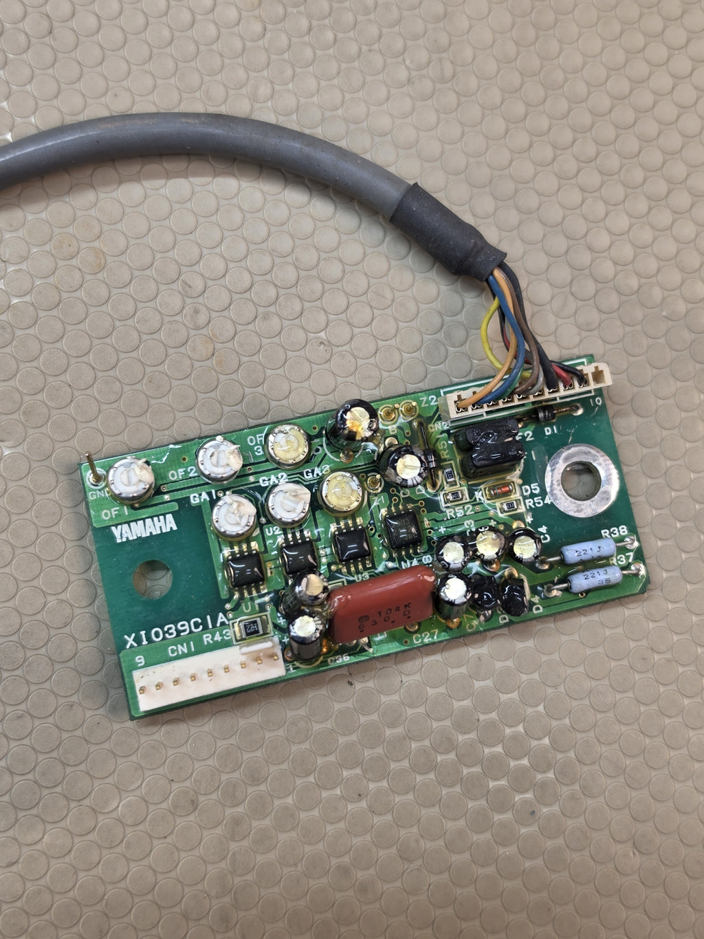 Yamaha X1039C1A FANUC CNC Spindle Locator Encoder PCB Board w/ Cable