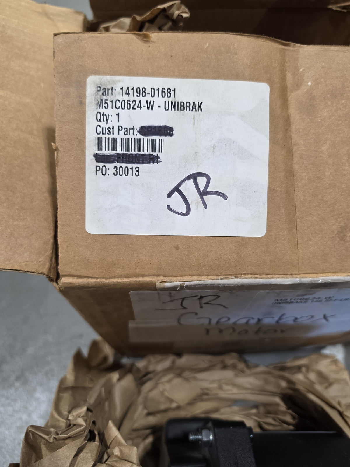 Warner Electric M51C0624-W UniBrake 145TC Coupler Brake 6 ft-lb 230/460V New
