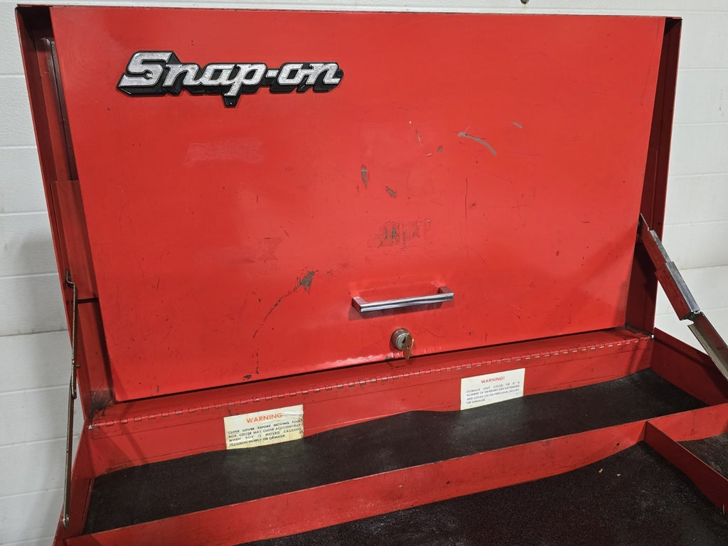Snap On KRA-59F KRA-380A 1982 Top Chest & Bottom Chest Tool Box Vintage W/ Key!