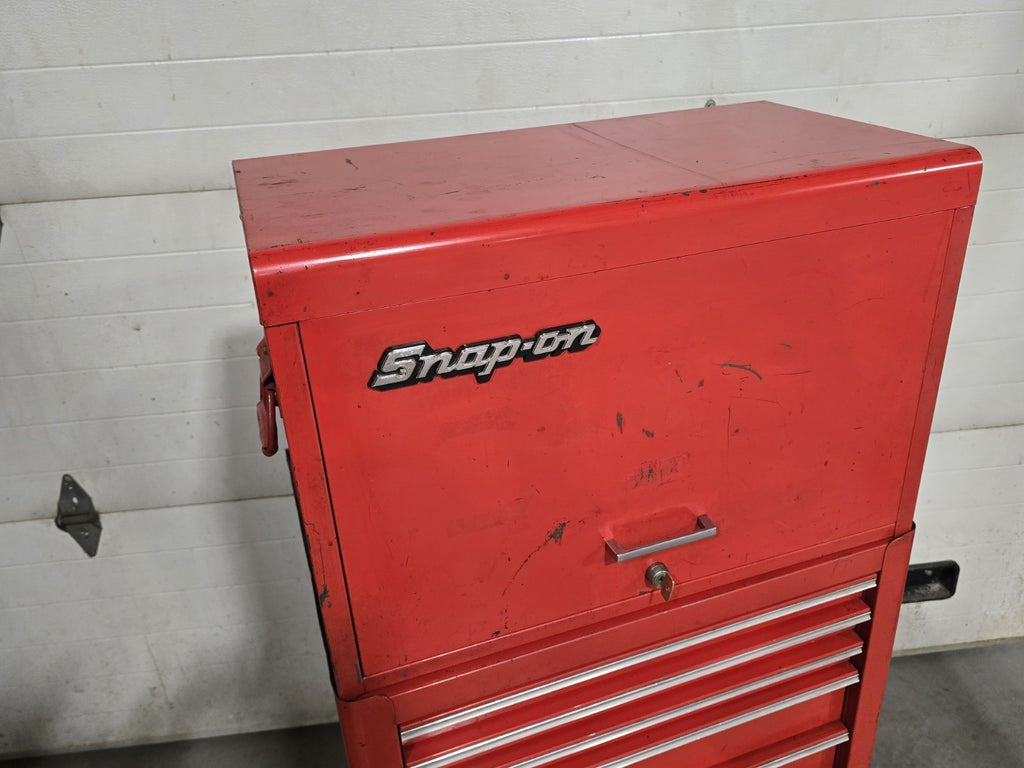 Snap On KRA-59F KRA-380A 1982 Top Chest & Bottom Chest Tool Box Vintage W/ Key!