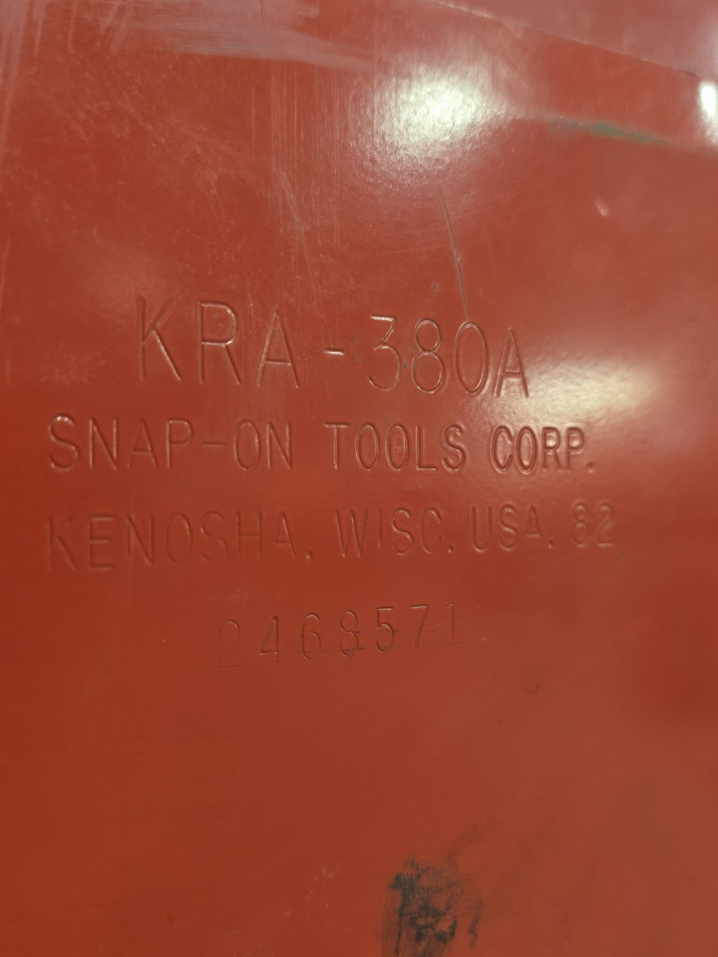 Snap On KRA-59F KRA-380A 1982 Top Chest & Bottom Chest Tool Box Vintage W/ Key!
