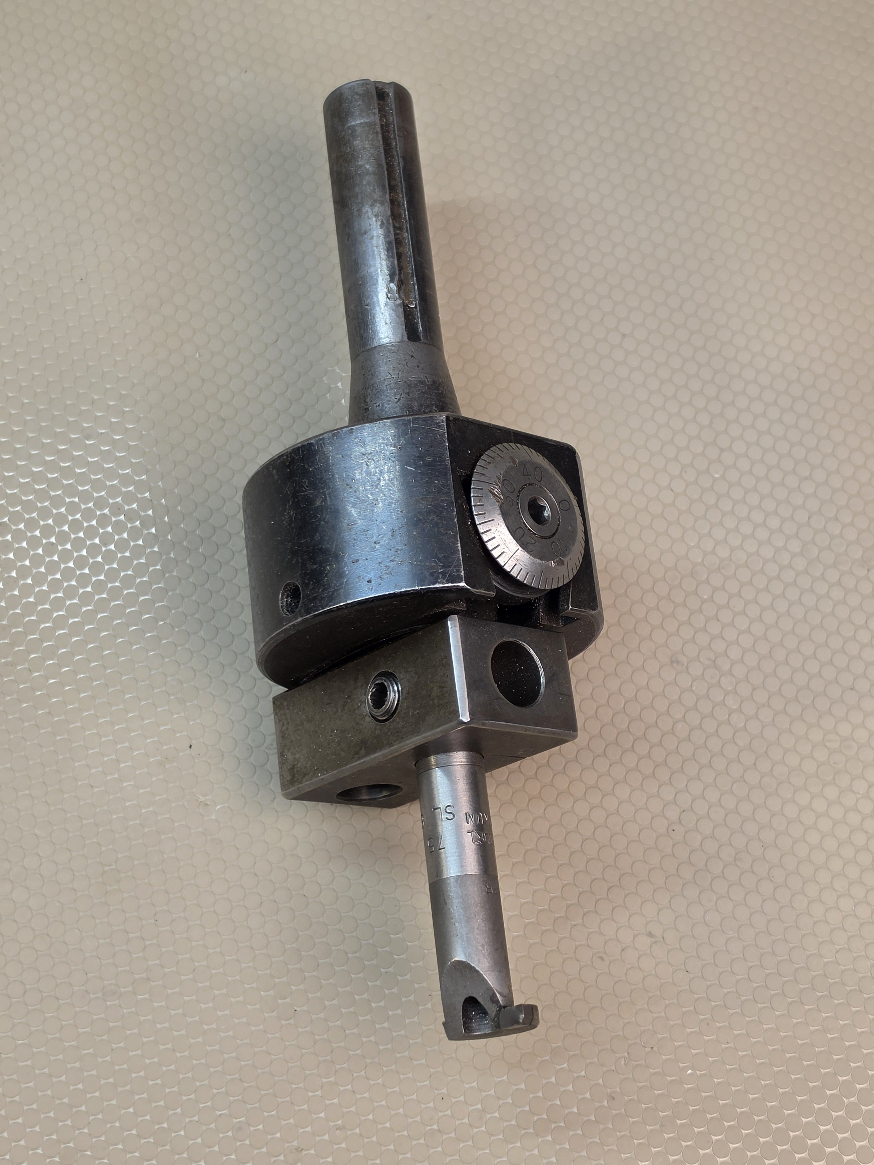 Bridgeport Boring Bar Holder BOKUM Micro Dial Boring Head w/ S-175 Boring Bar Tool
