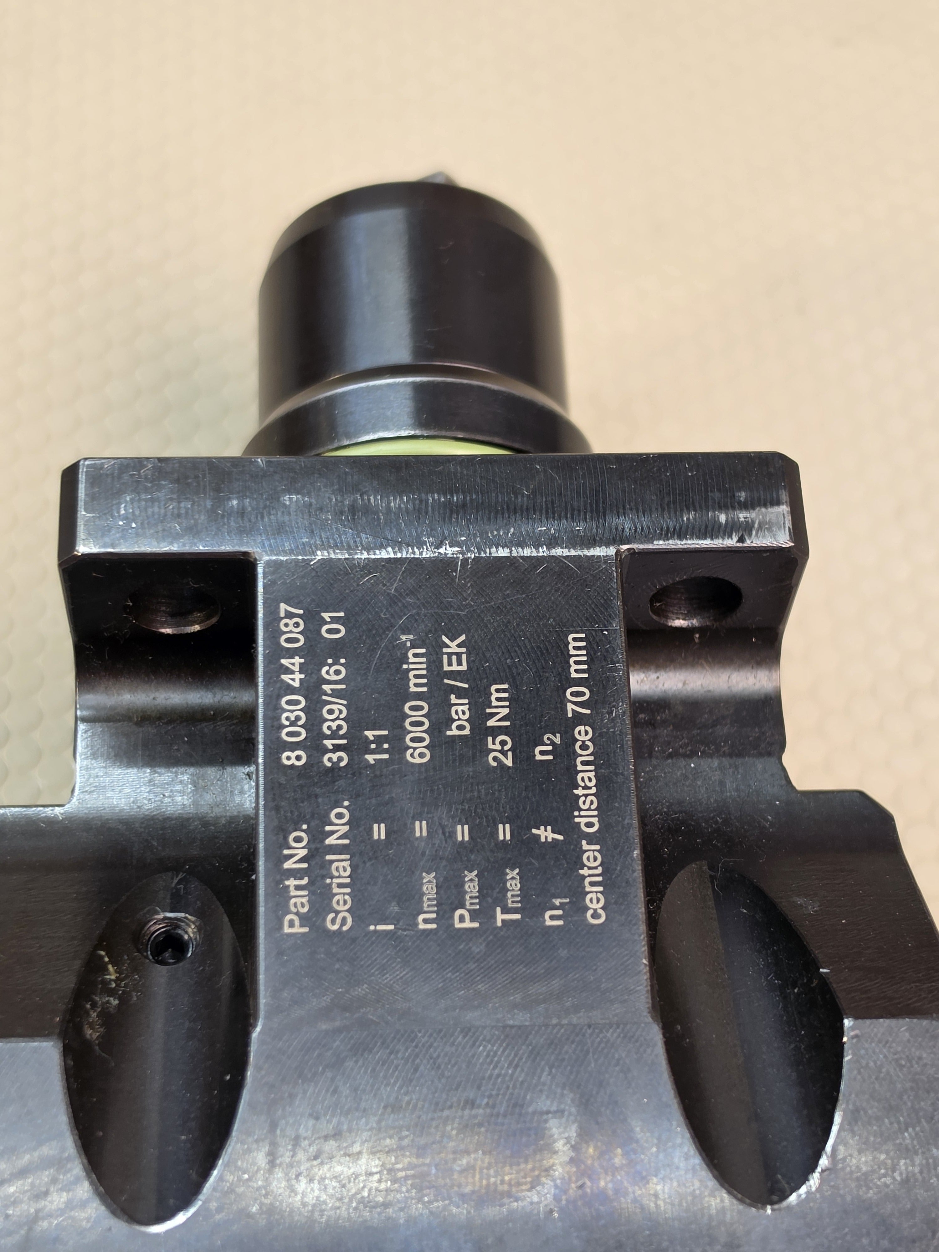 HEIMATEC 8 030 44 087 90° Live Tool Holder BMT40 Eurotech B436Y2 CNC Lathe Right Angle