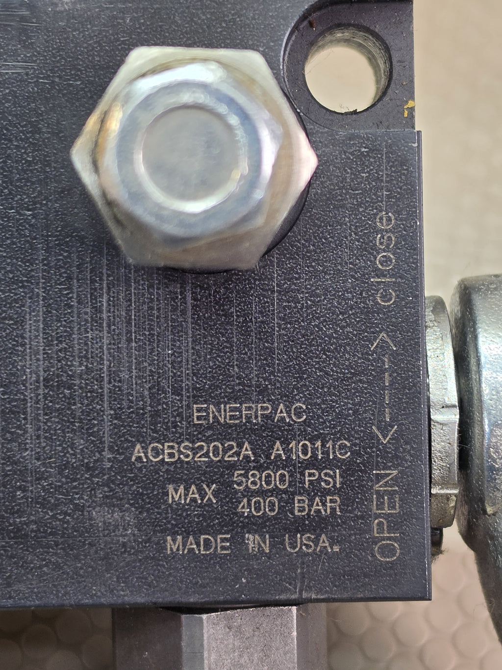 Enerpac ACBS202A Accumulator Coupler Package ACL202A G2535L Gauge 5800 PSI - NEW