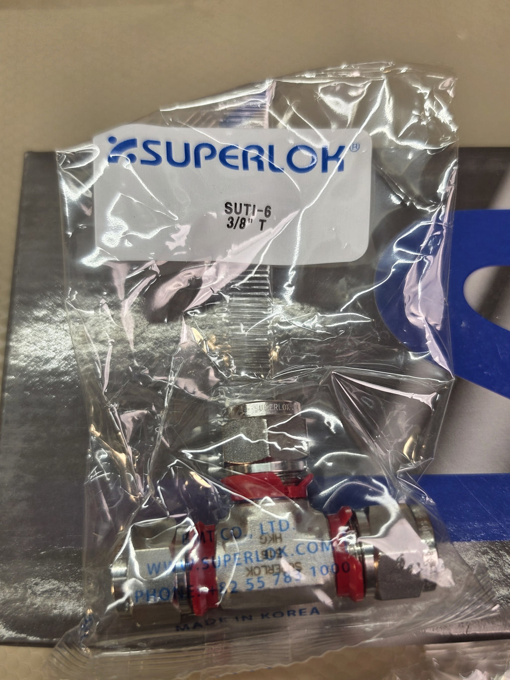 Superlok SUTI-6 3/8" Tube Union Tee 316 SS Double Ferrule Fittings *Lot of 14*