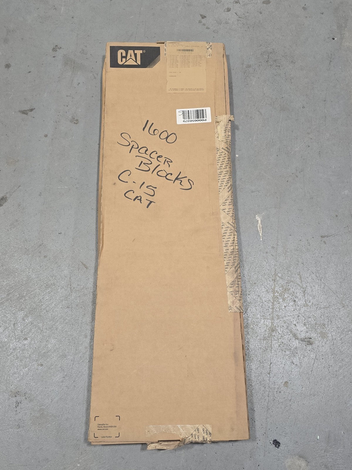 CAT OEM! 257-2754 C15 Single Cylinder Head Gasket Kit 124 Pcs Caterpillar NEW