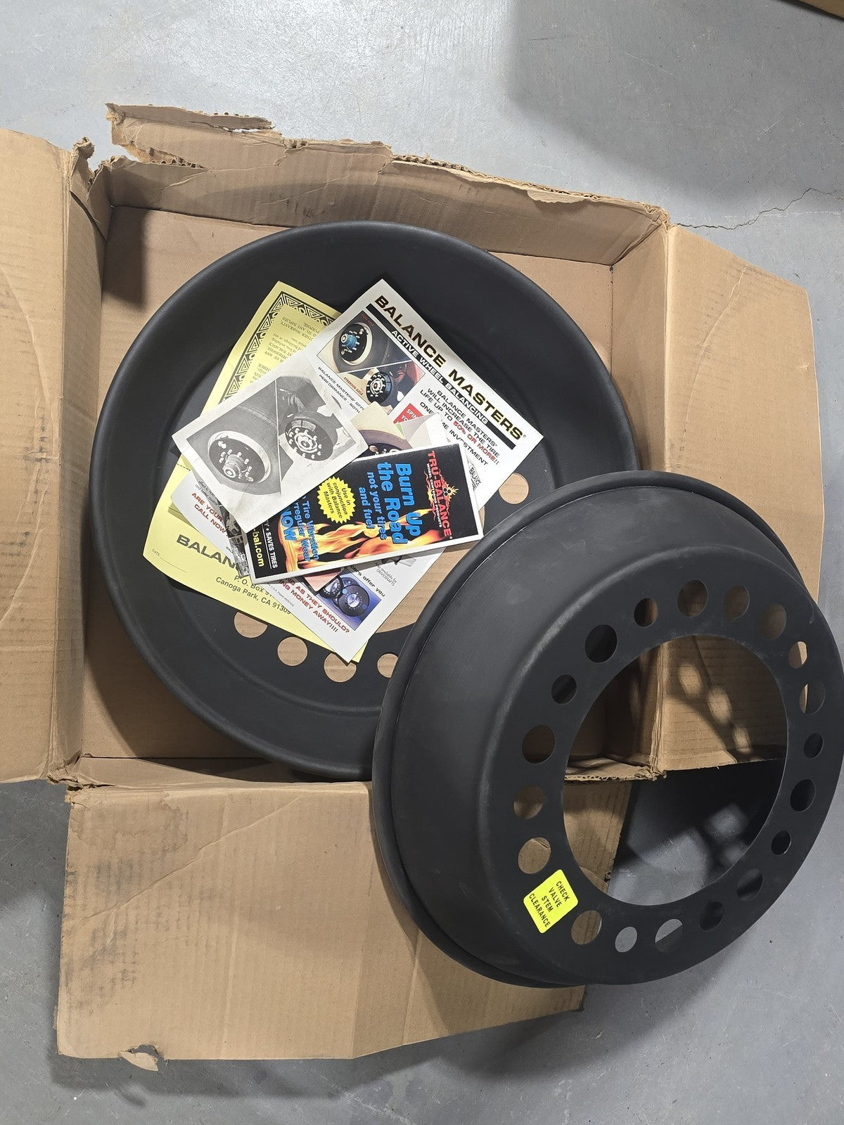 Balance Masters Active Wheel Balancers 22.5 (18 dia) Trailer 20 10 Lug Pair NEW