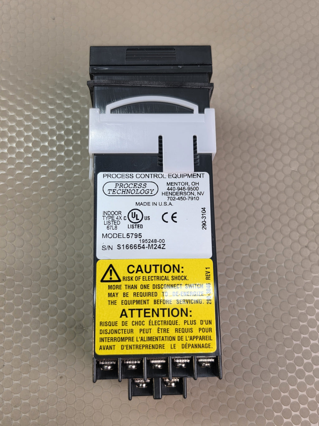 PROCESS TECHNOLOGY 5795 Digital Process Temperature Controller UL Listed *NEW*