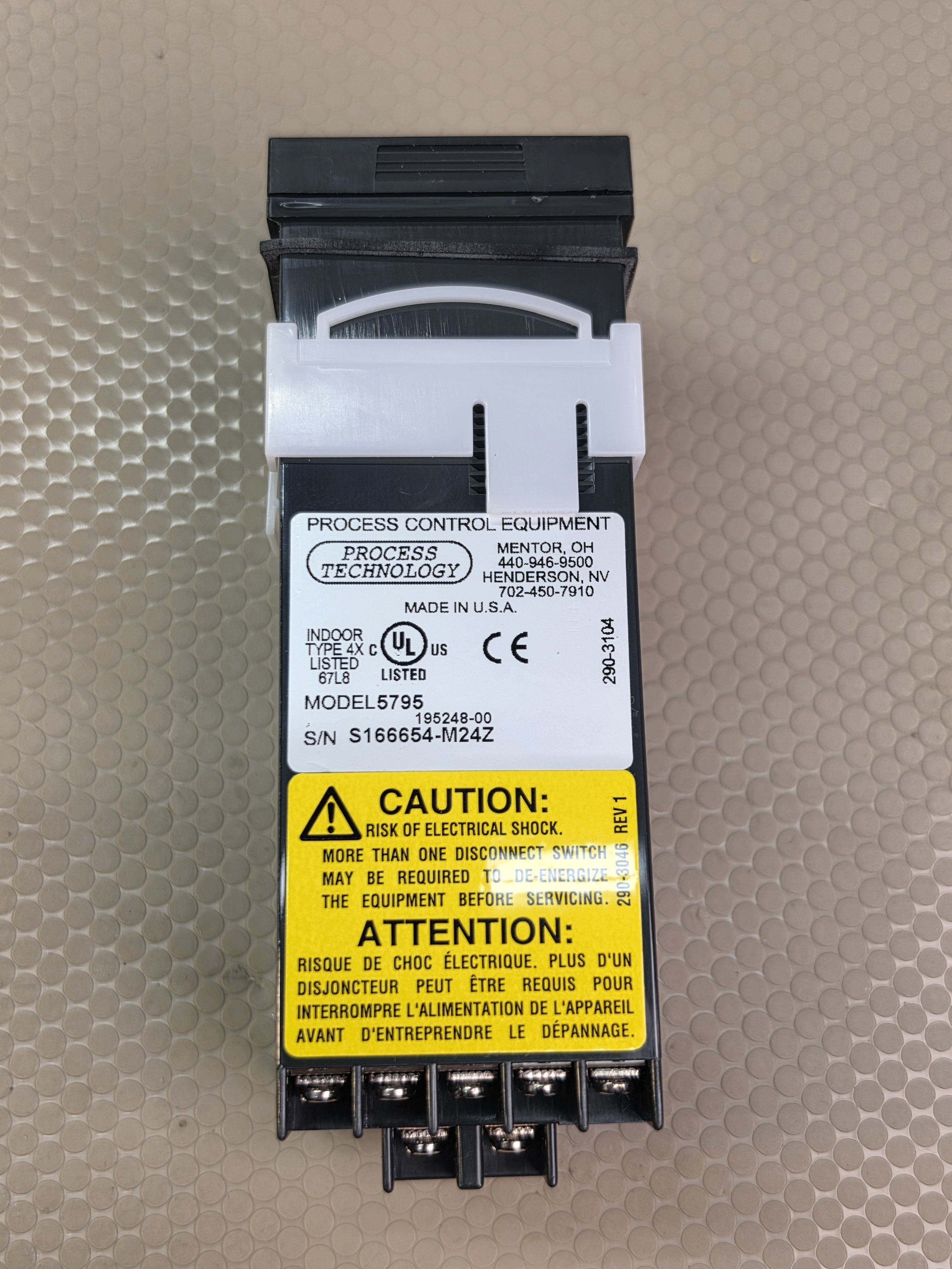 PROCESS TECHNOLOGY 5795 Digital Process Temperature Controller UL Listed *NEW*