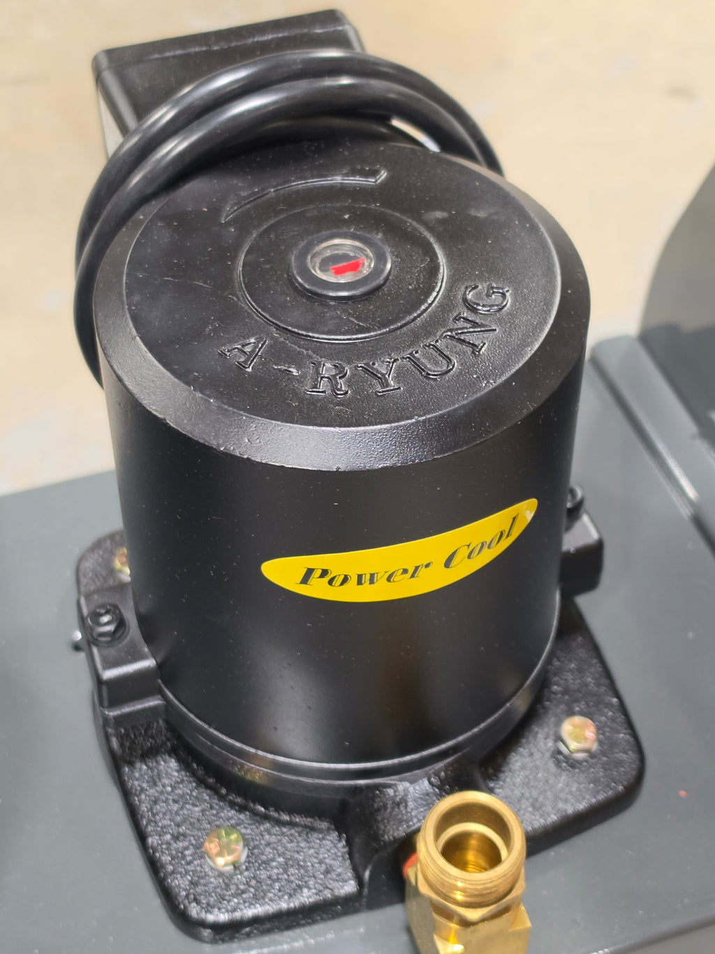 Haas 30-11602A Coolant Pump 1/4HP 1PH w/ Stand A-RYUNG ACP-180HF18 211-259V 50/60Hz 8M NEW