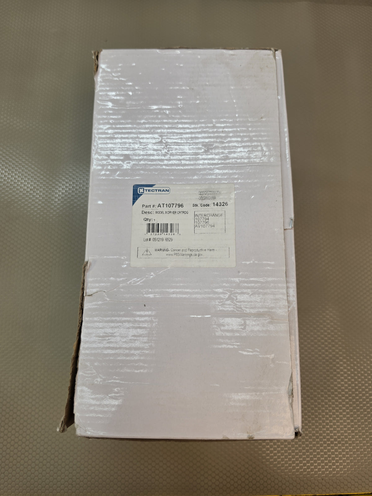 Tectran AT107796 Model 9 Air Brake Dryer Cartridge 107794 AV107794