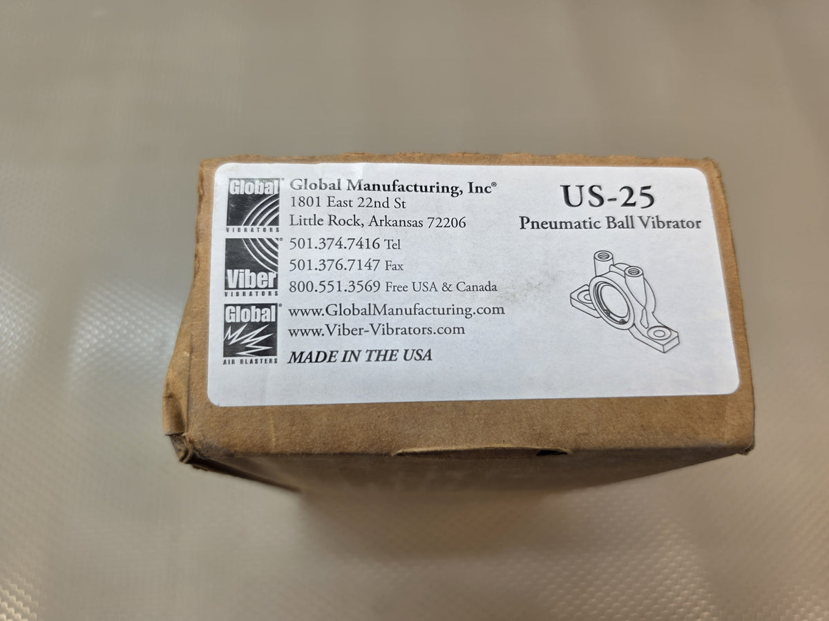 Global US-25 Pneumatic Ball Vibrator Industrial Shaker NEW Made in USA