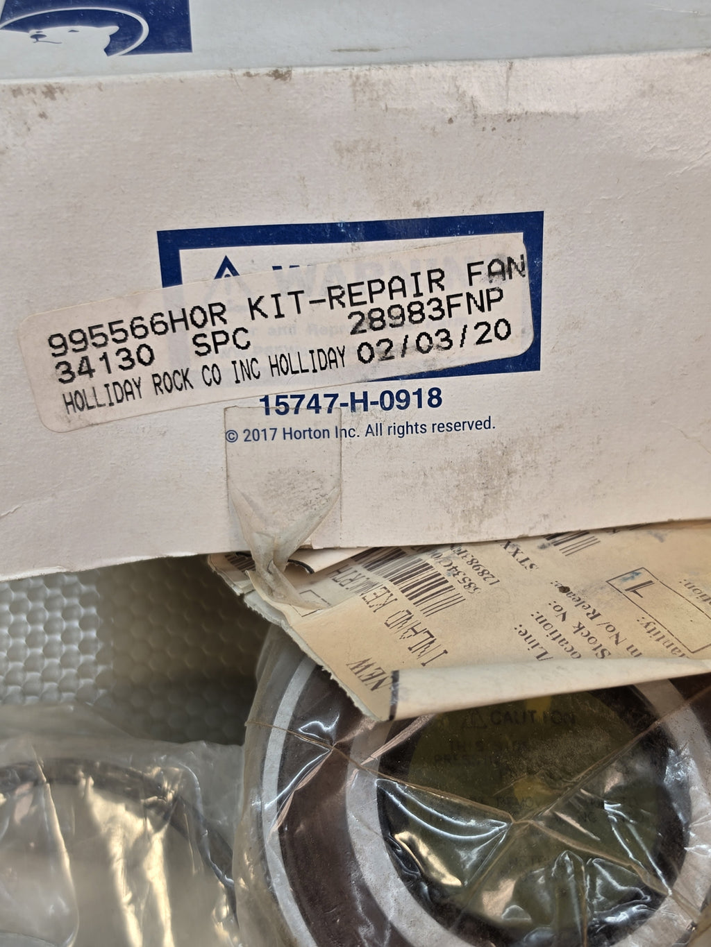 Horton 995566 HOR 28983FNP Fan Clutch Repair Kit New