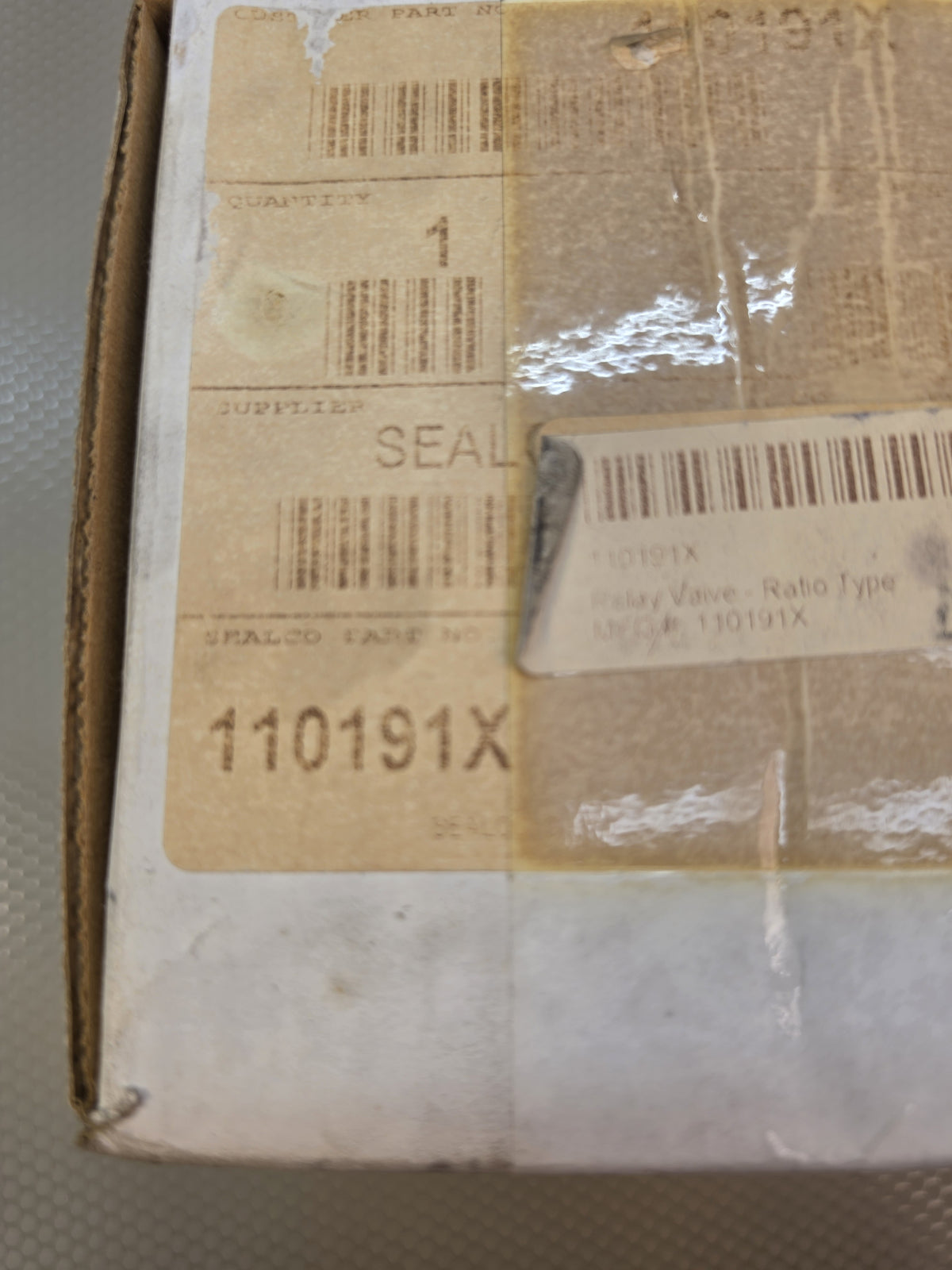 Sealco 110191X Air Brake Relay Valve Ratio Type NOS