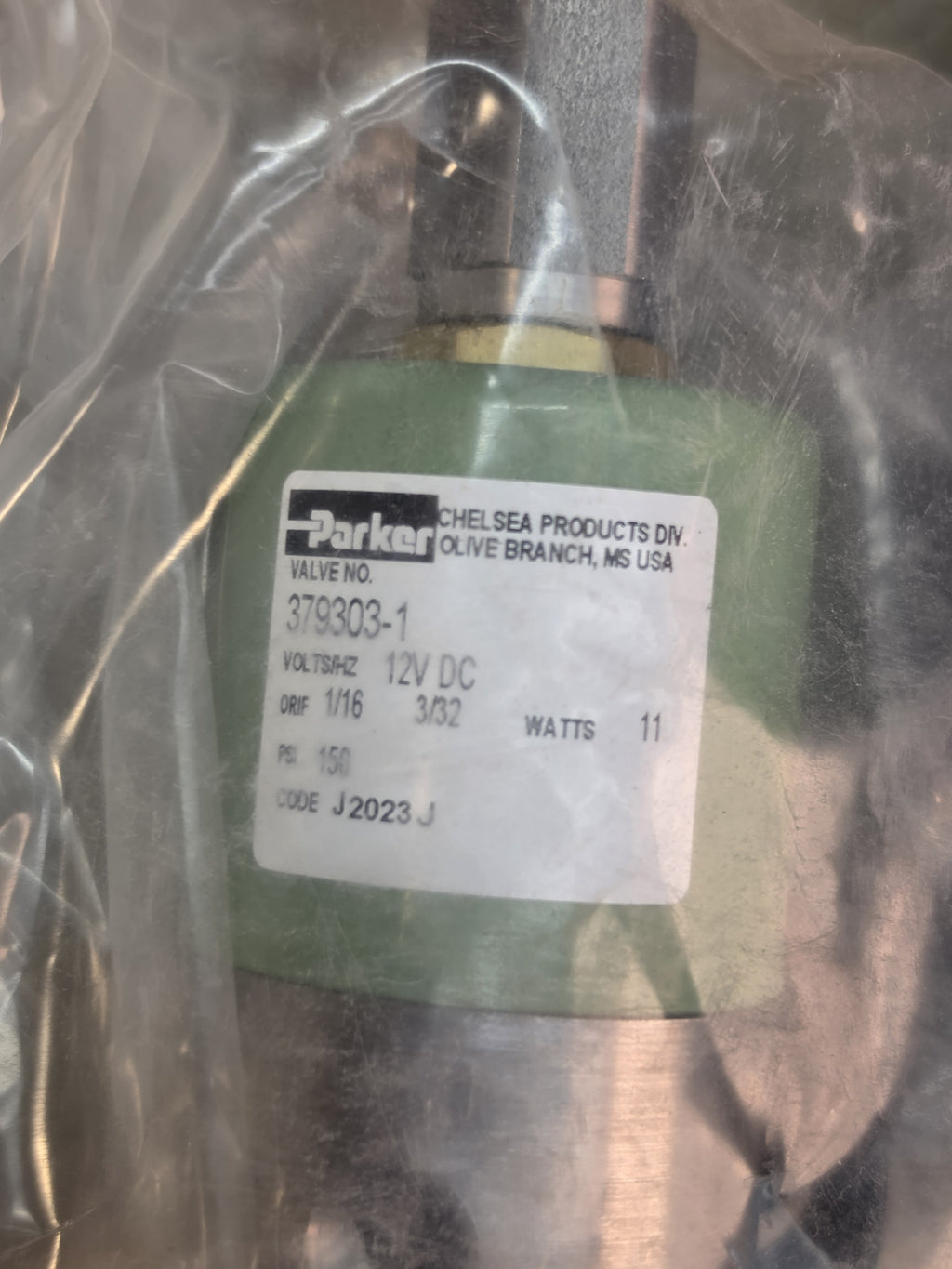 Parker Chelsea 329874X PTO Solenoid Valve Kit 12V DC Remote Air Shift 379303-1
