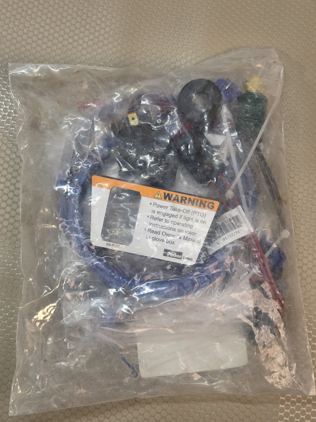 Parker Chelsea 329024-12X 12V PTO Air Shift Control Installation Kit Wiring Harness