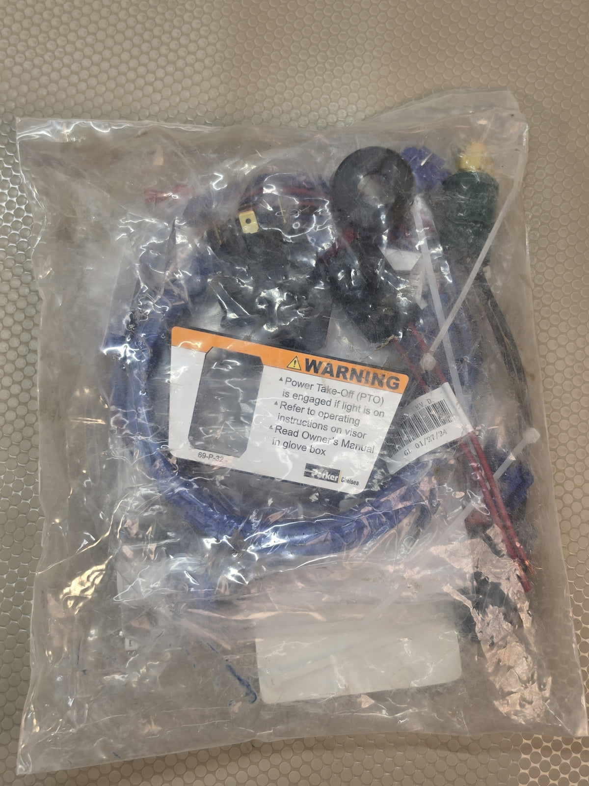 Parker Chelsea 329024-12X 12V PTO Air Shift Control Installation Kit Wiring Harness