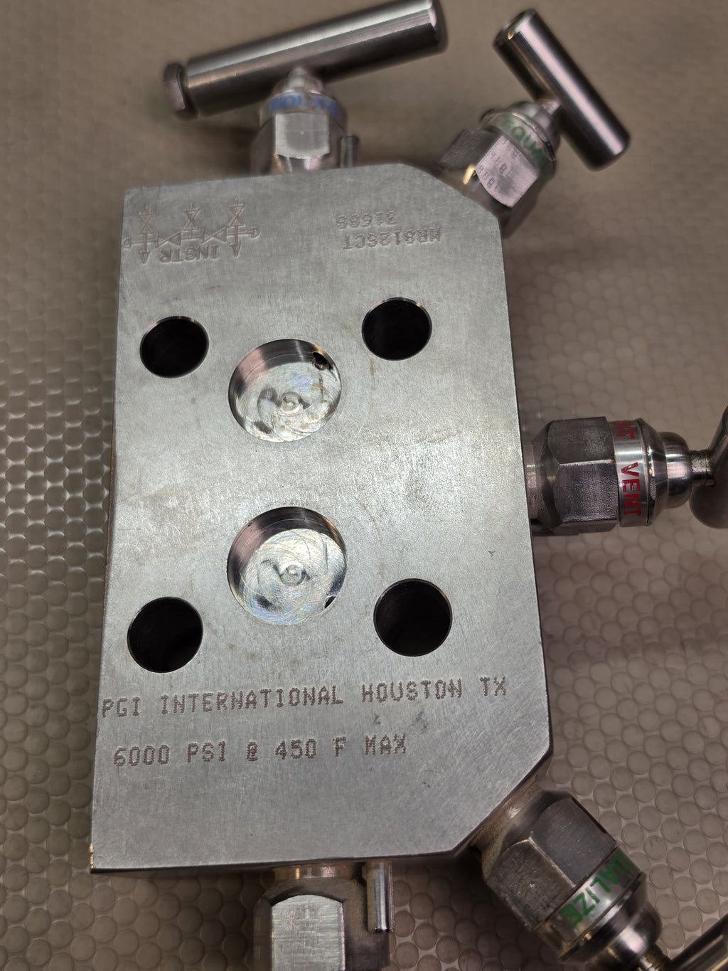 PGI International 105S130W SS 5-Valve Instrument Manifold 6000 PSI 450F