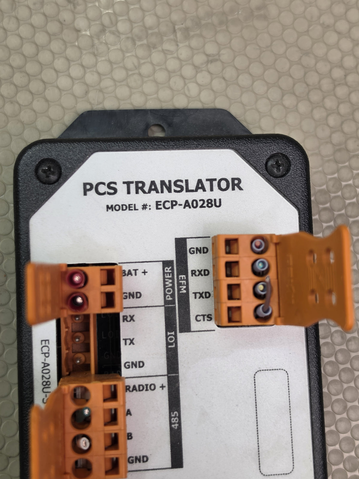 PCS ECP-A028U Translator Module RS485 EFM Interface Production Control Services