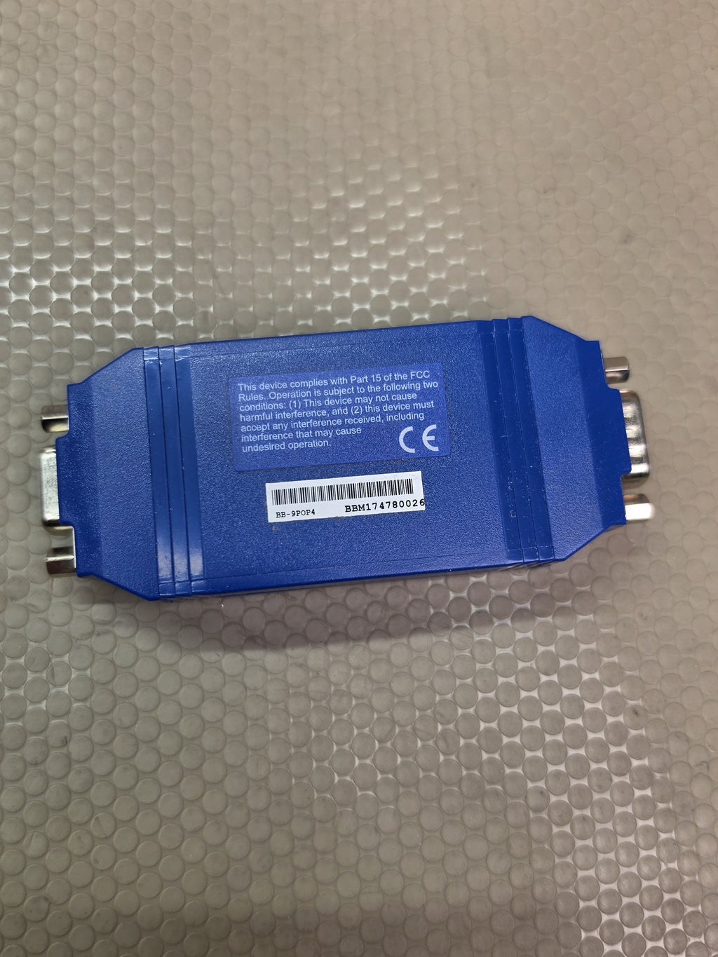 B+B SmartWorx Advantech BB-9POP4 9POP4 RS-232 Optical Isolator 4-Ch DB9 12VDC