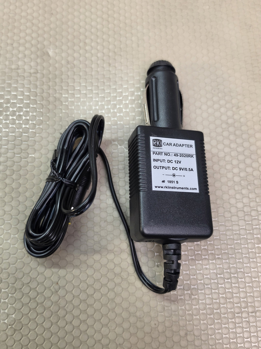 RKI Instruments 49-2020RK 12V DC Vehicle Car Charger Adapter for GX-2009 GX-2012