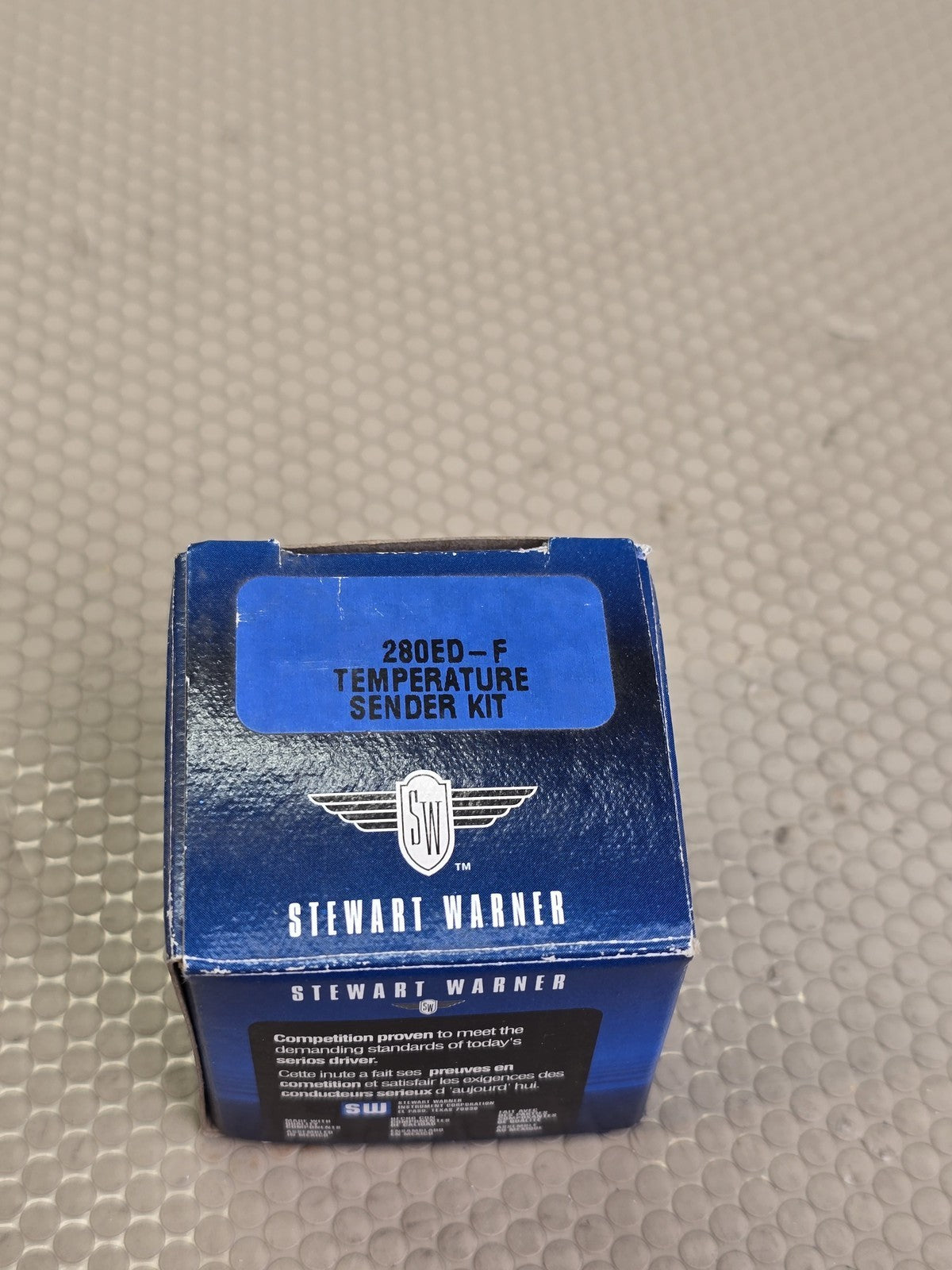 Stewart Warner 280ED-F Temperature Sender Kit 100-280°F 1/8" NPT Adapters