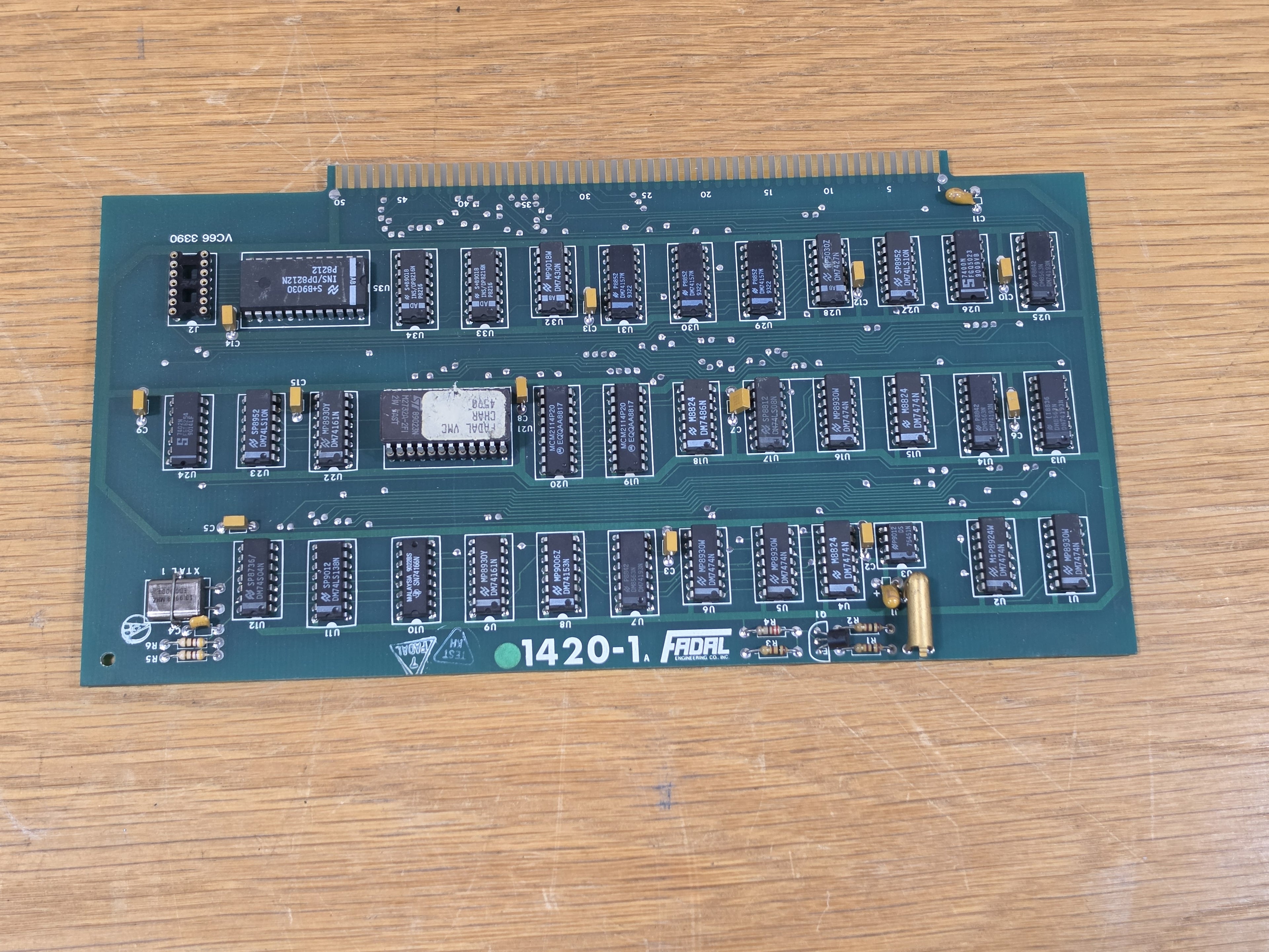 FADAL 1420-1 VC60 3390 CNC Machine Video Graphics Circuit Board PCB