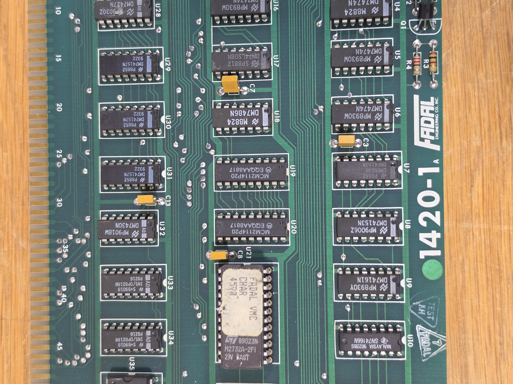 FADAL 1420-1 VC60 3390 CNC Machine Video Graphics Circuit Board PCB
