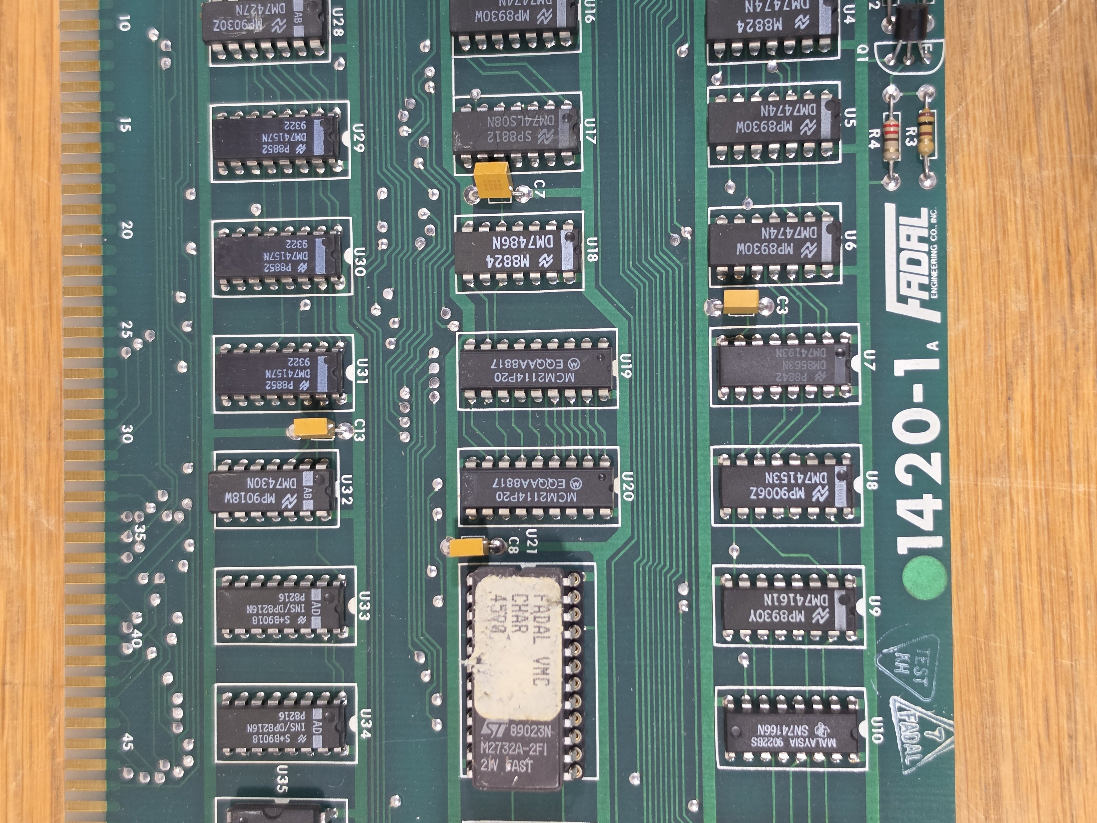 FADAL 1420-1 VC60 3390 CNC Machine Video Graphics Circuit Board PCB