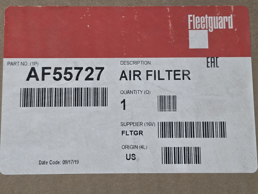 Fleetguard AF55727 Air Filter New in Box Heavy Duty Engine Filter