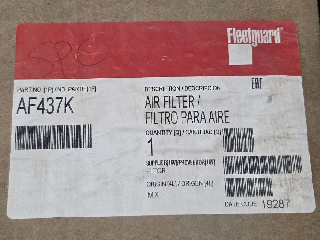 Fleetguard AF437K Air Filter New in Box