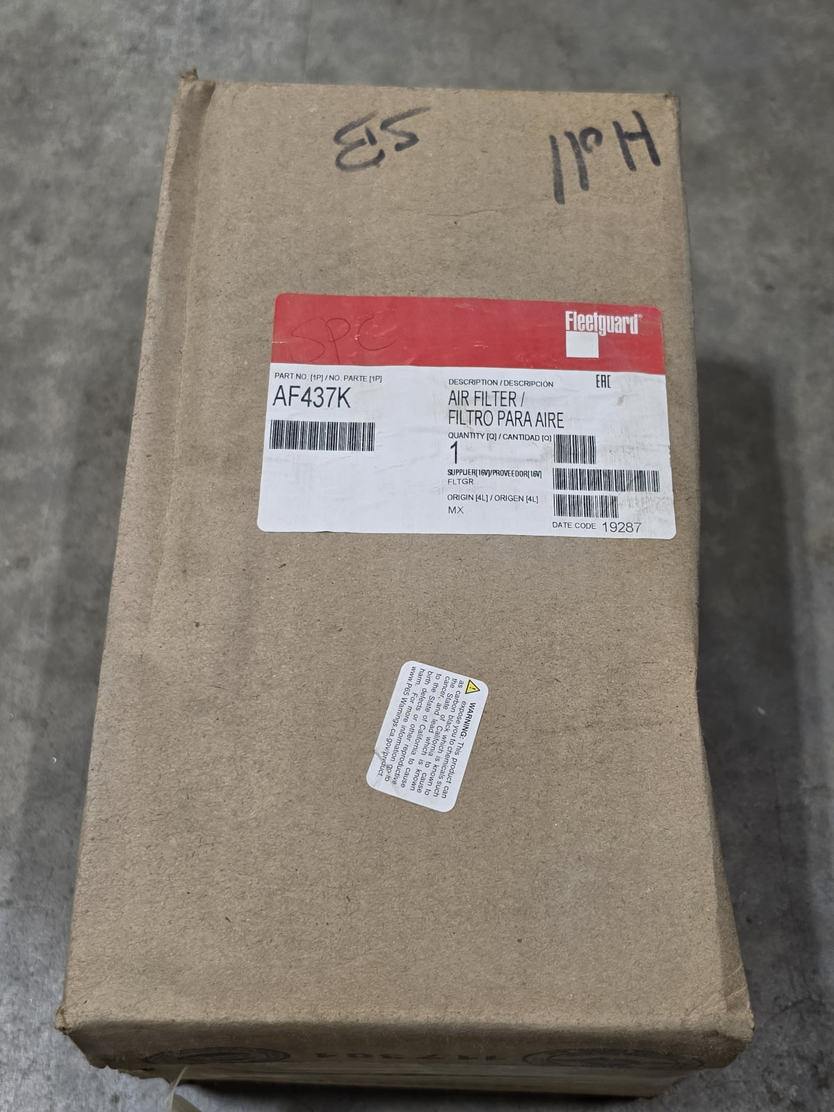 Fleetguard AF437K Air Filter New in Box