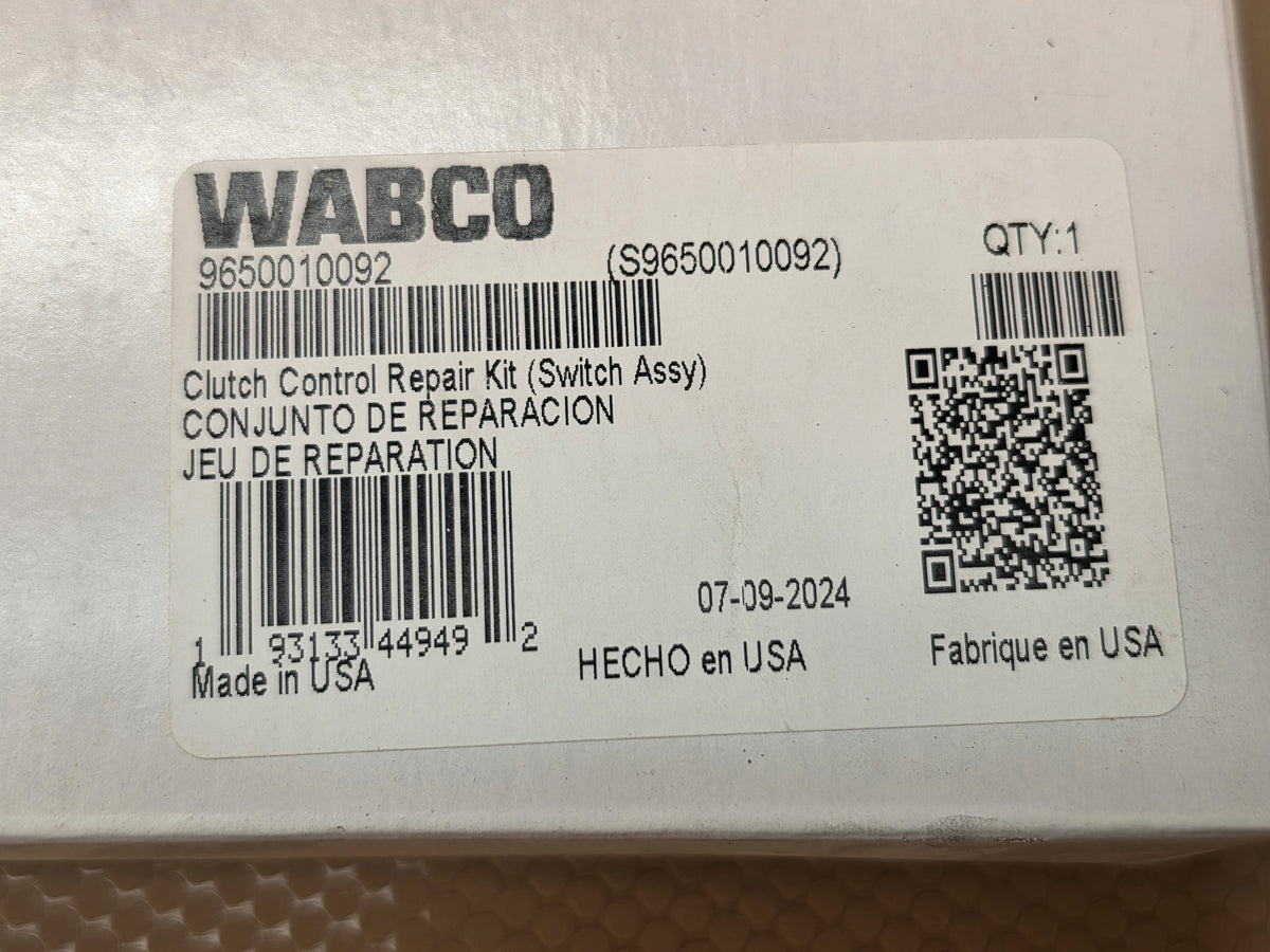 WABCO 9650010092 Clutch Control Repair Kit Switch Assembly New