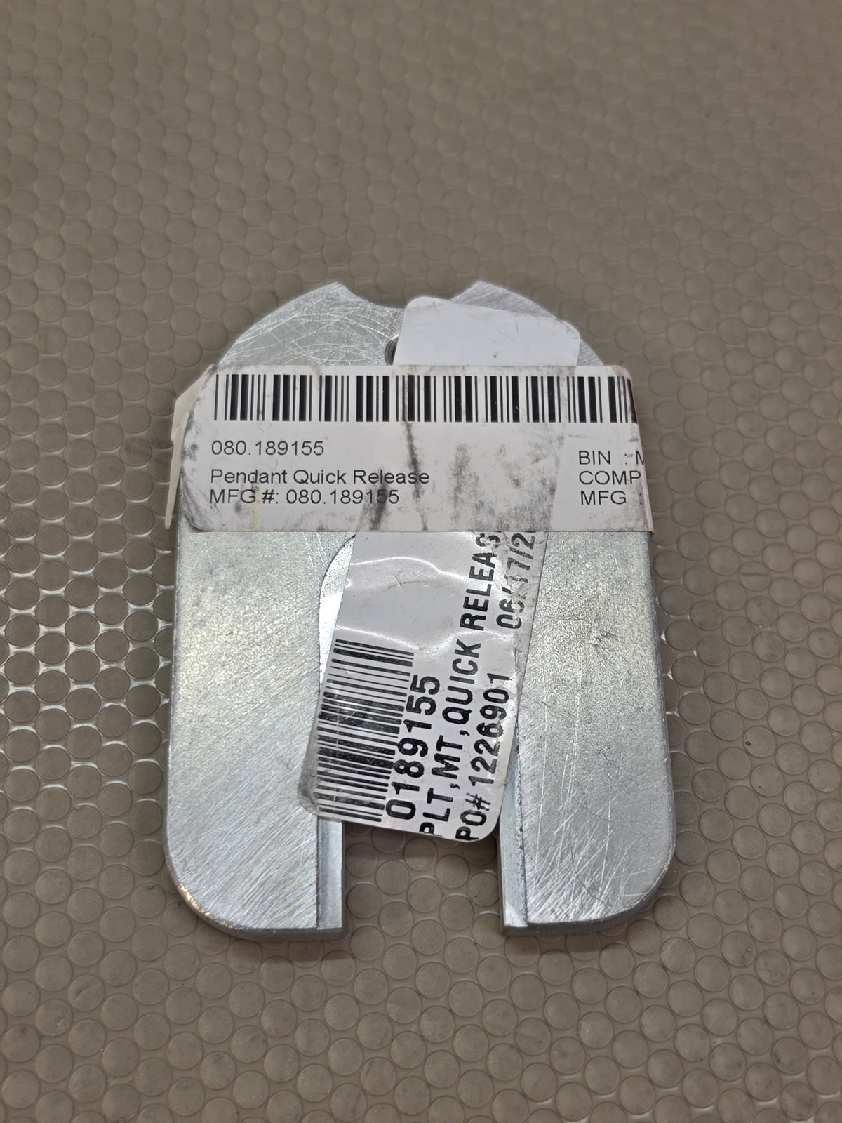 McNeilus 0189155 080.189155 GameBoy Pendant Quick Release Mount Plate Mixer -NEW