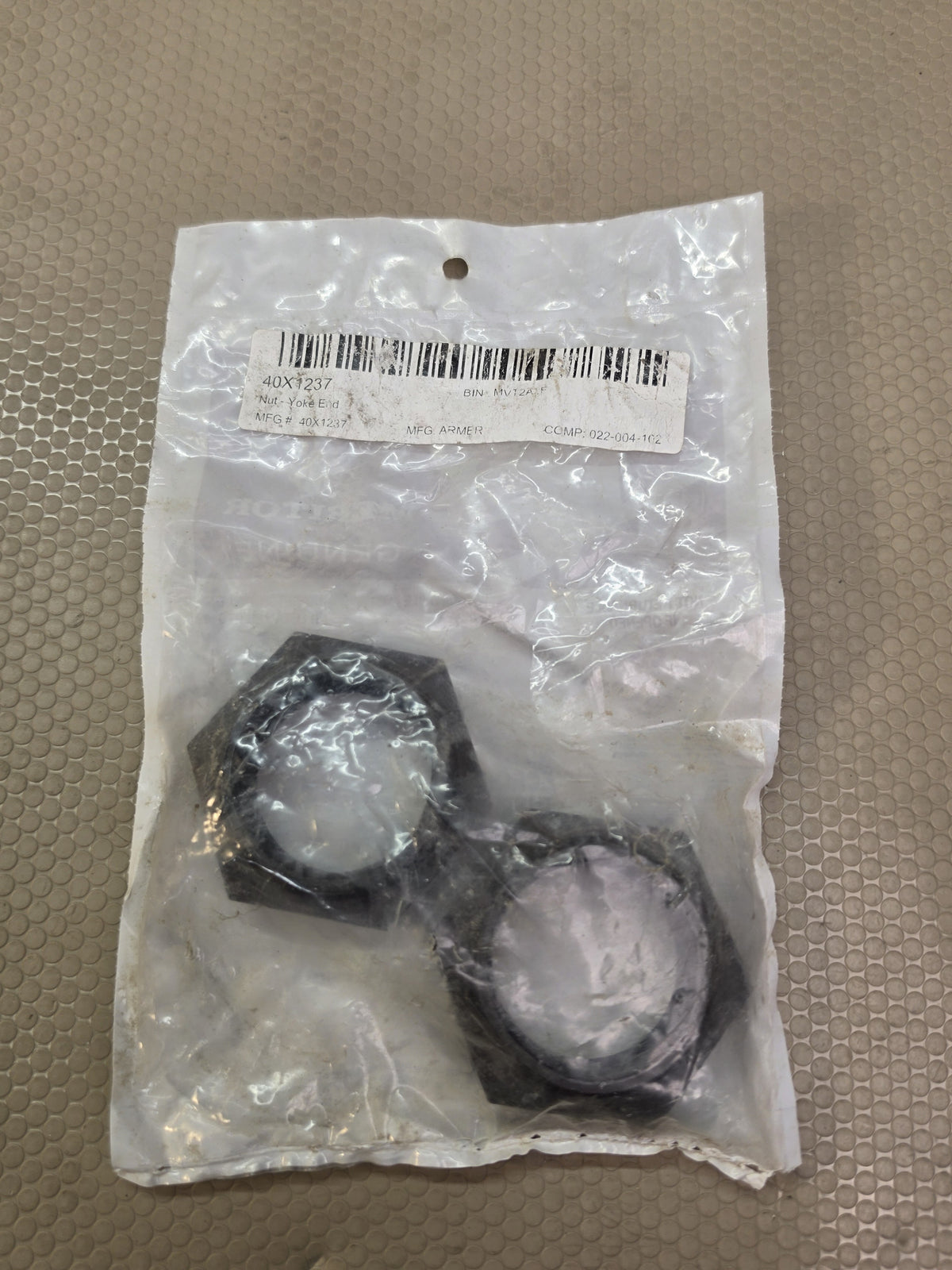 Meritor Genuine 40X1237 Pinion Drive Shaft Yoke Nut Set *Pack of 2*