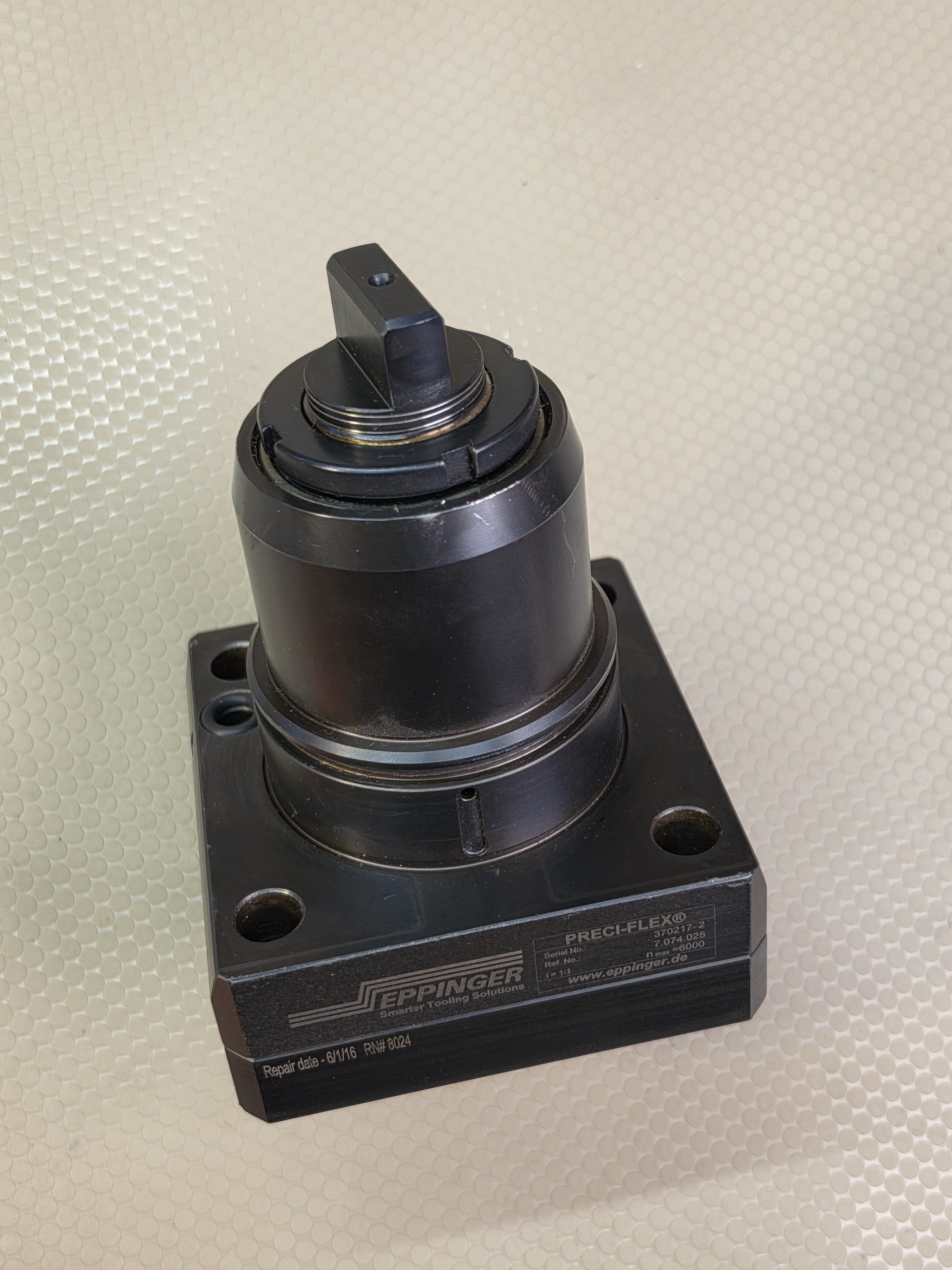 EPPINGER 7.074.025 PRECI-FLEX Live Tool Holder Spindle Unit n max 6000 i 1:1 CNC Lathe