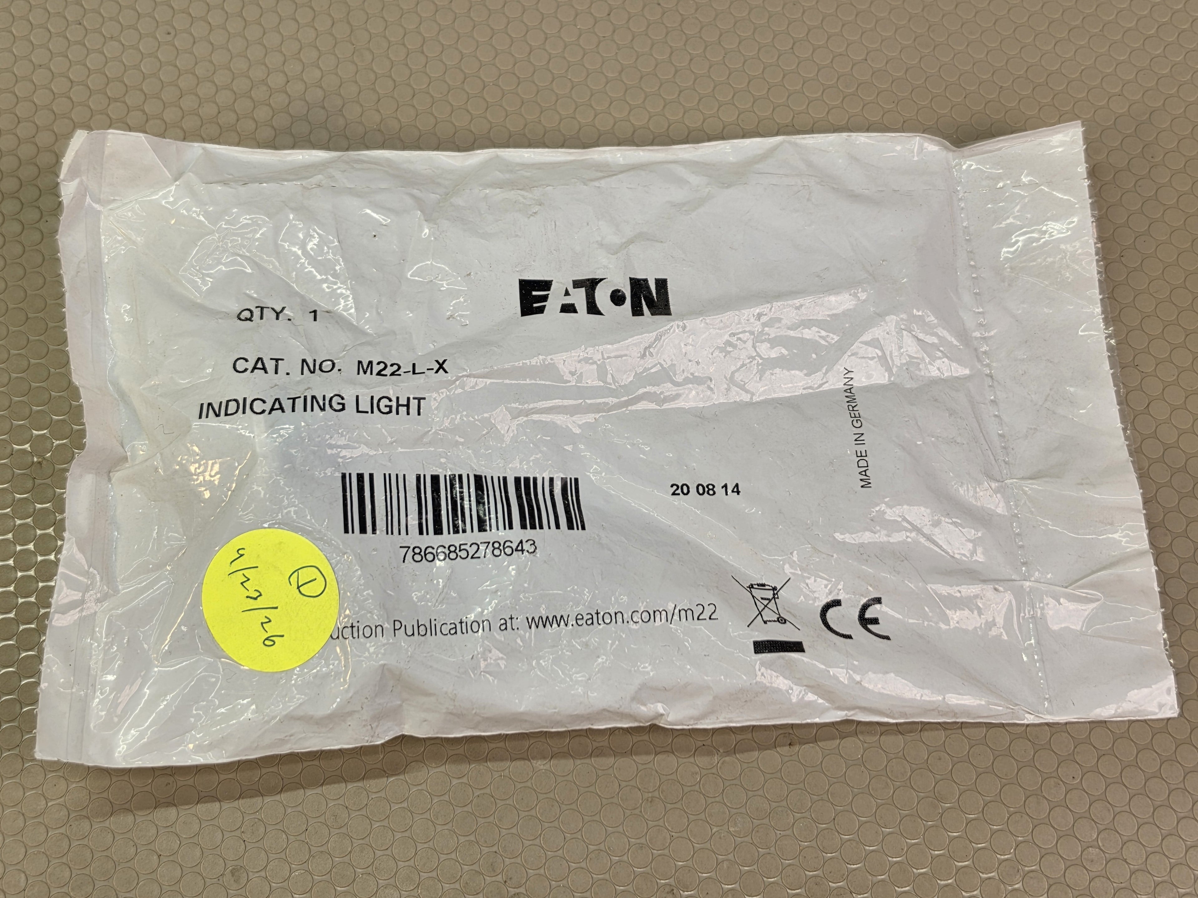 EATON M22-L-X Indicating Light Without Lens